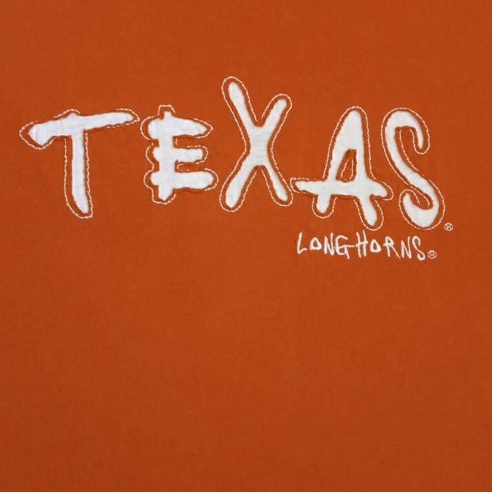 Texas Longhorns Vintage Tshirt Women's Size Small  Stitched Logo 100% Cotton  On